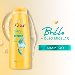 Shampoo Dove Brillo/Micelar x400ml