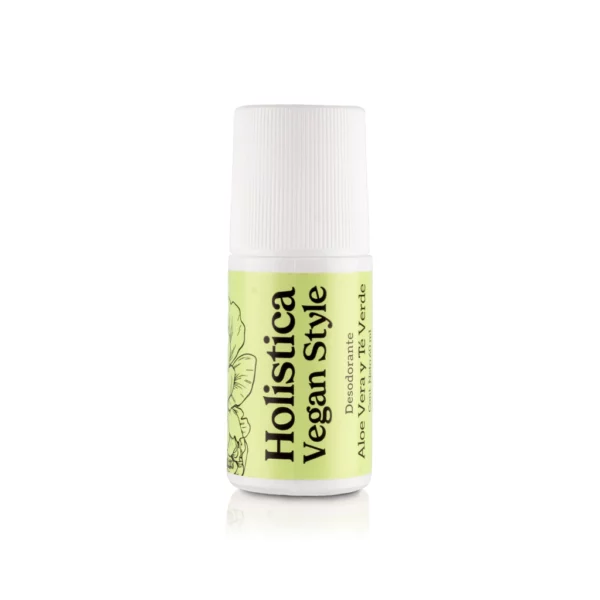 HOLISTICA Desodorante Vegan. Sin Aluminio Ni TACC. Aloe Vera y Té Verde