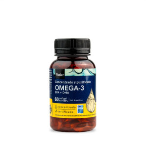 Omega-3 Epa + Dha Certificado Goed X 60 Cápsulas Natier