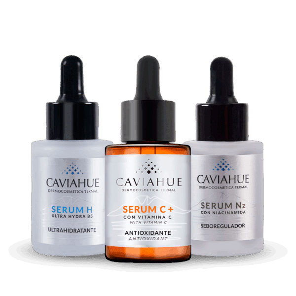 COMBO Caviahue Tri-Serum Ultra Hidra B5 + Niacinamida + Vitamina C+