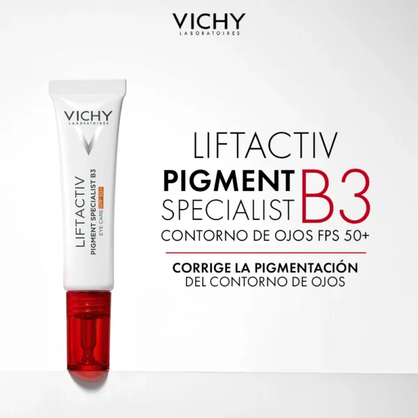 VICHY LIFTACTIV B3 PIGMENT CONTORNO DE OJOS ANTIMANCHAS SPF50 X 15ml