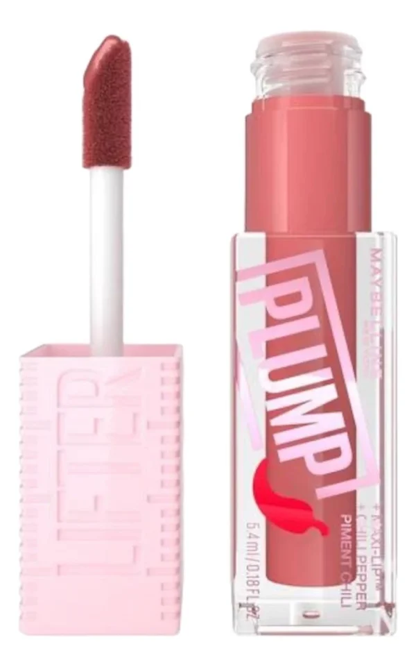 Maybelline Lifter Gloss Plump | Acabado Brillante Color 005 Peach Fever