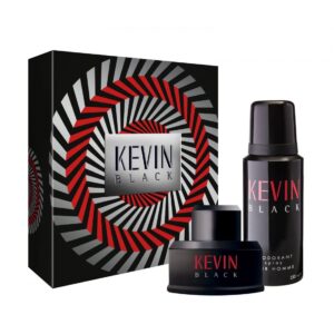 SET DE PERFUME KEVIN BLACK EDT + DEO X 150CC 60CC