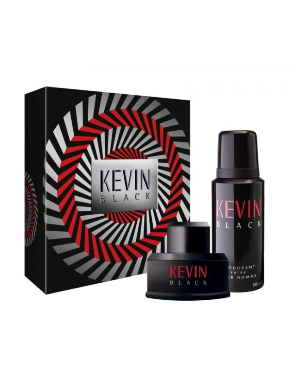 SET DE PERFUME KEVIN BLACK EDT + DEO X 150CC 60CC