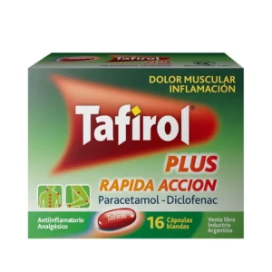 Tafirol Plus Paracetamol Diclofenac x 16 Cáps