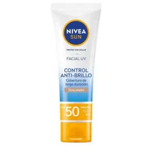 Protector solar facial NIVEA Control Anti-Brillo FPS50 Tono Medio 50ml