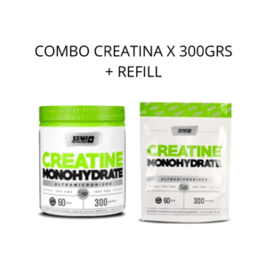 COMBO STAR NUTRITION CREATINA 300GRS + REFILL