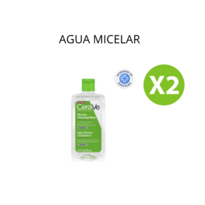 COMBO CERAVE AGUA MICELAR X2 UNIDADES