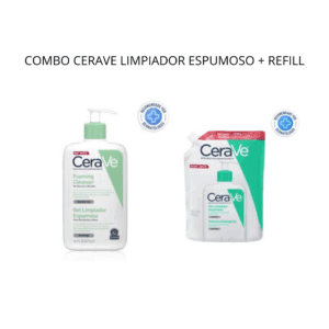 COMBO CERAVE LIMPIADOR ESPUMOSO + REFILL