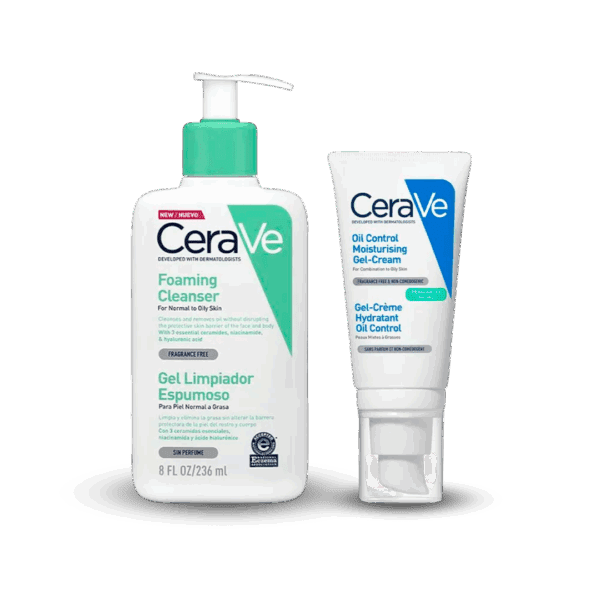 COMBO Cerave Limpieza + Hidratación Matificante