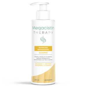 Megacistin Therapy Shampoo Nutrición Reparadora Cabello Dañado X 240ml