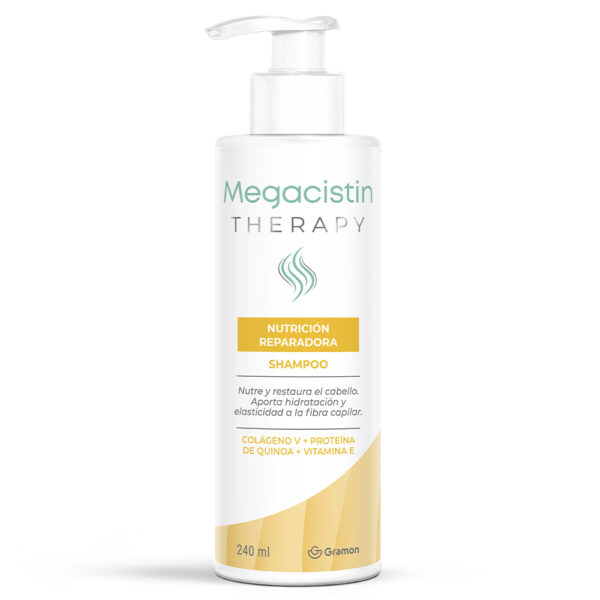 Megacistin Therapy Shampoo Nutrición Reparadora Cabello Dañado X 240ml