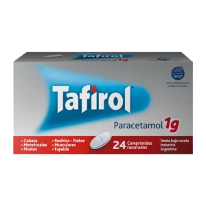 Tafirol 1 g. 24 comprimidos