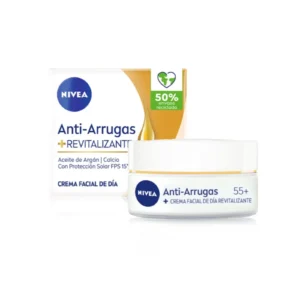 Nivea Crema facial revitalizante antiarrugas con aceite de argán 55+ 50 ml