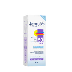 Dermaglós Solar Protector Solar con FPS 50 Fluido Facial