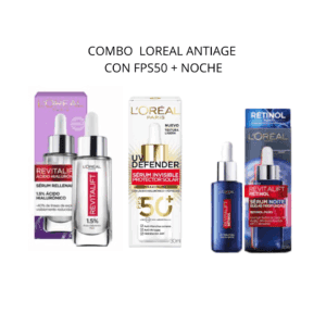 COMBO LOREAL ANTIAGE  CON FPS50 + NOCHE