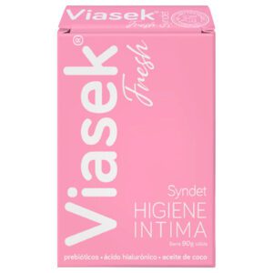 Viasek Fresh Syndet Jabón Sólido íntimo Con Prebióticos X 90 Gramos