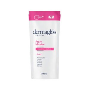 Agua Micelar Dermaglos Facial Refil 200 Ml