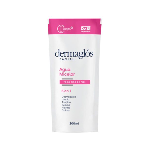 Agua Micelar Dermaglos Facial Refil 200 Ml