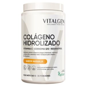 VITALGEN COLÁGENO HIDROLIZADO 360 GR - SABOR NARANJA