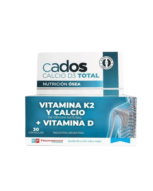 Cados Calcio D3 Total x 30 cápsulas