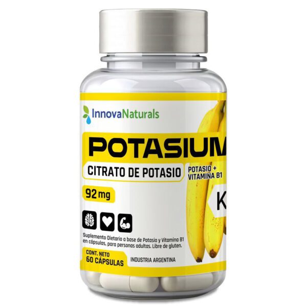 Innovanaturals Potassium + B1 X 60 Cápsulas