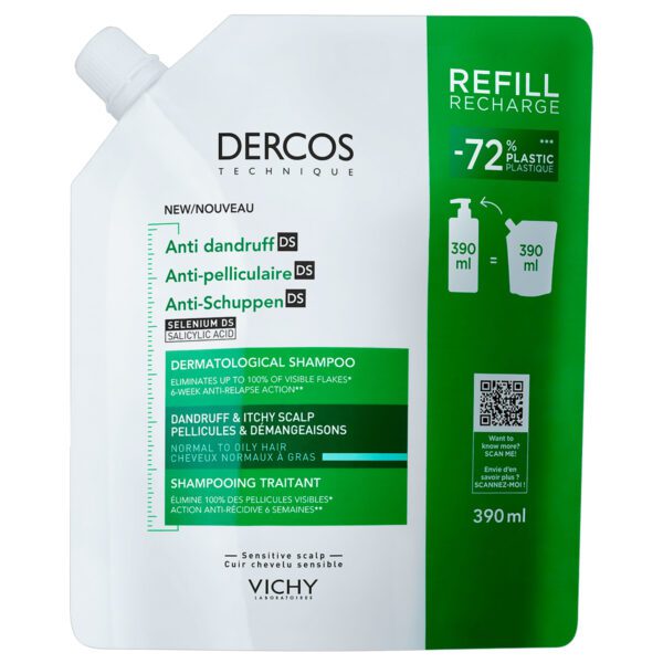 Vichy Dercos Ds Anticaspa Cabello Normal A Graso Refill X 400ml