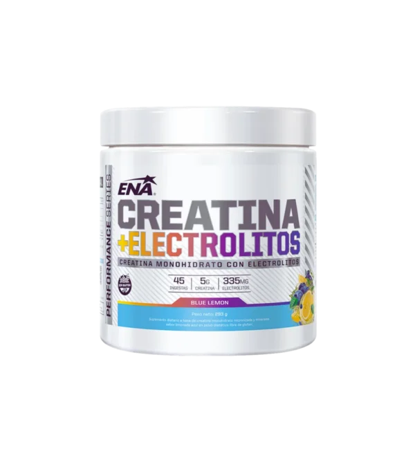 Creatina Ena + Electrolitos Blue Lemon x 302 gr