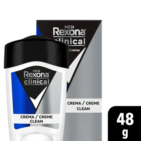 Desodorante antitranspirante clinical men en crema