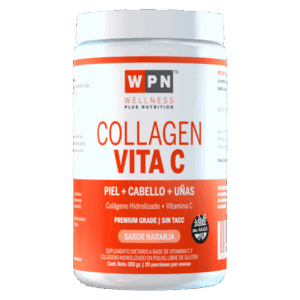 Wpn Collagen Vita C En Polvo Sabor Naranja x300gr