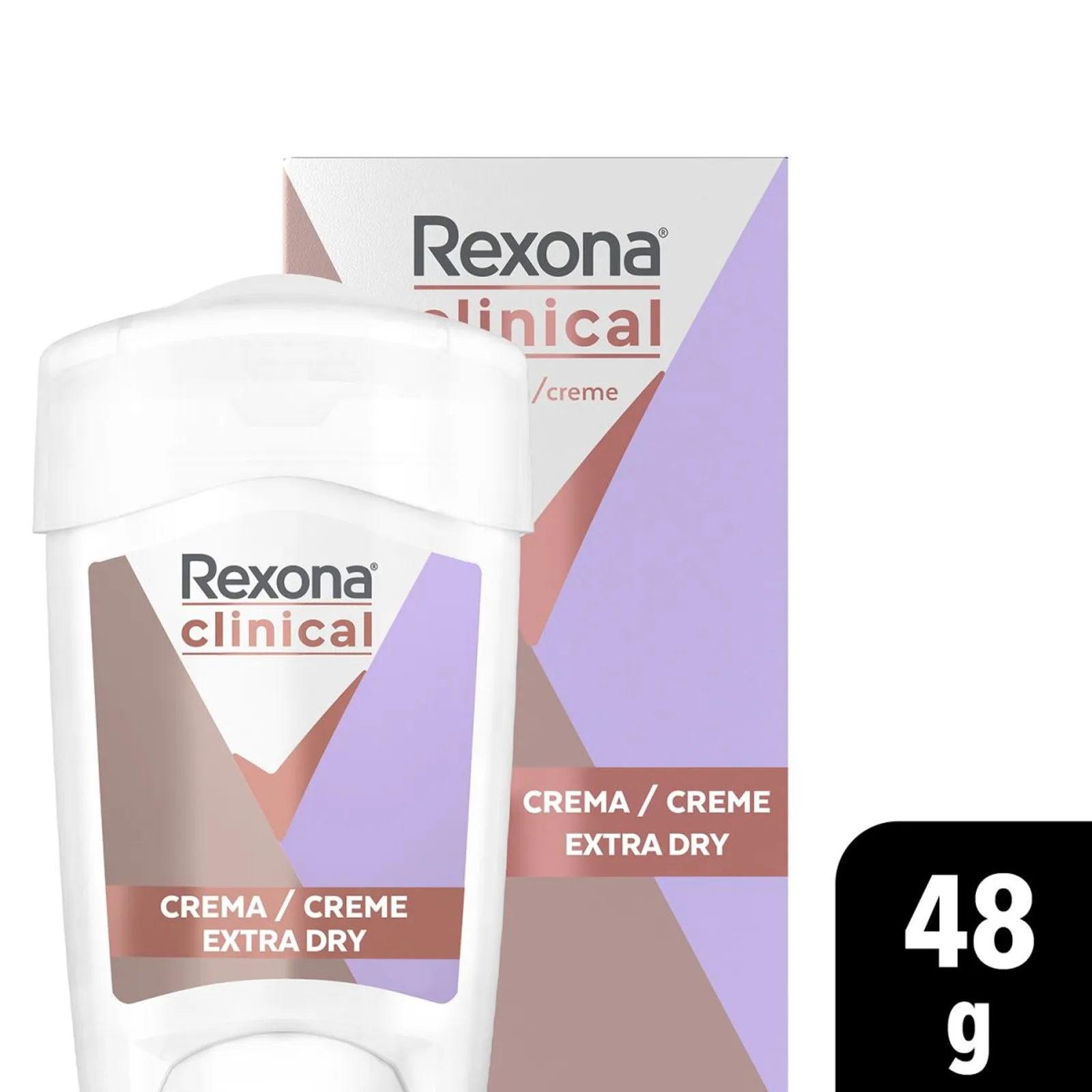 REXONA CLINICAL Desodorante antitranspirante extra dry en barra