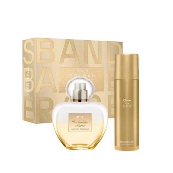 ANTONIO BANDERAS COFRE HER GOLDEN SECRET FEM 80 ML + DEO - Imagen 2