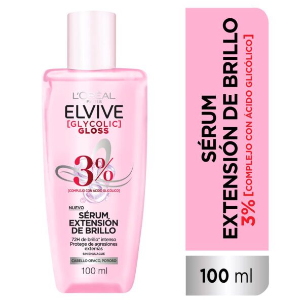 ELVIVE Sérum Extensión de Brillo Glycolic Gloss x 100 ml