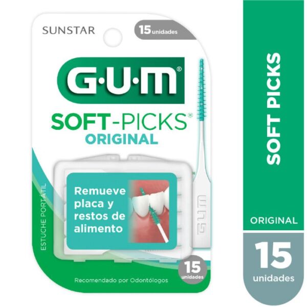 Gum Soft Picks Original Palillos Interdentales x 15 unid.