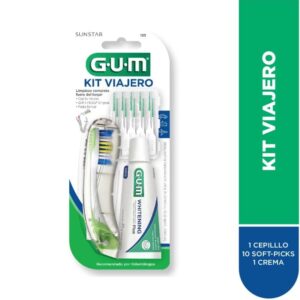 Gum Kit Cepillo 153 Travel (Gel dental+ Cepillo + 10 Soft Picks)
