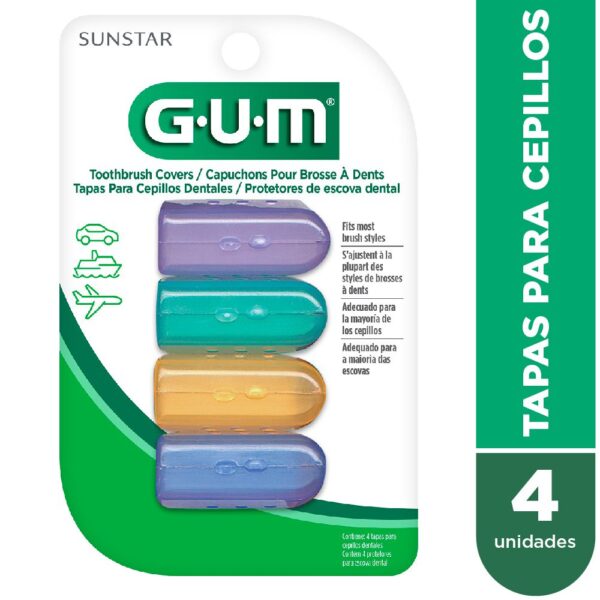 Gum Tapa Protectora De Cepillos Protect Antibacterial 152 x4
