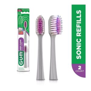 GUM Sonic Power Deep Clean – Refills ENV x 2