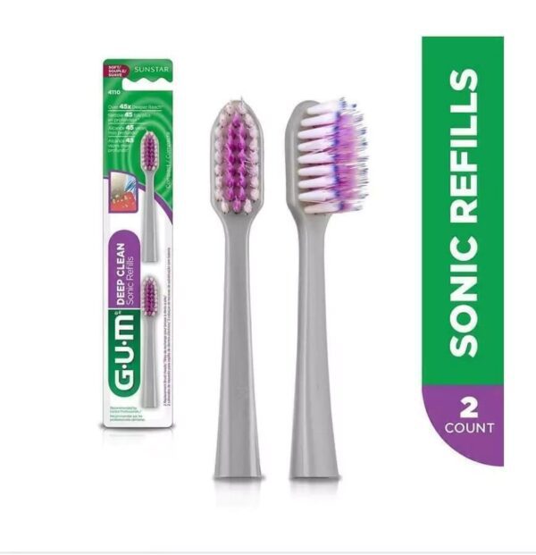 GUM Sonic Power Deep Clean – Refills ENV x 2