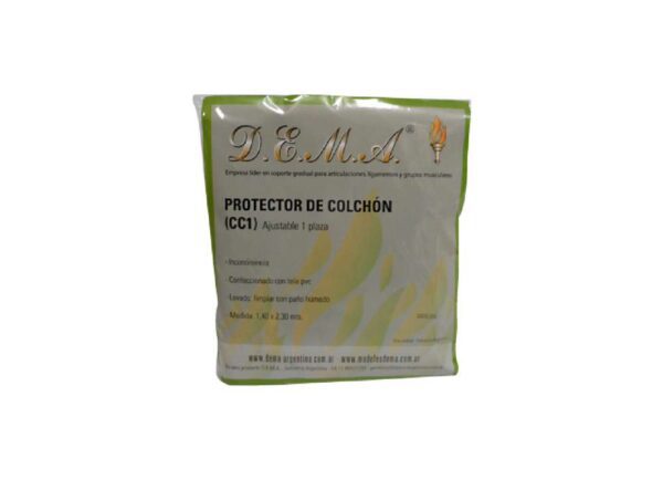 DEMA Funda cubre colchón PVC de 1 plaza
