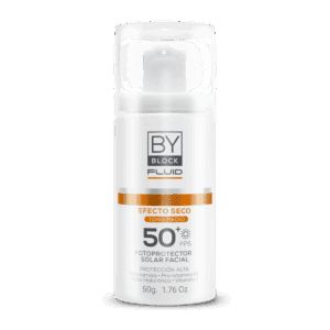 BY DERM - FOTOPROTECTOR FLUIDO TOQUE SECO TONO MEDIO FPS50