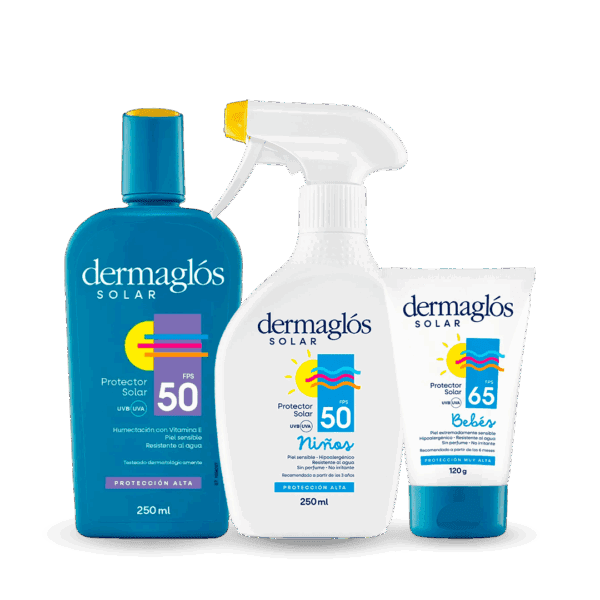 COMBO Dermaglós Protección Solar Familiar