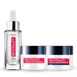 COMBO L'Oréal Línea Revitalift con Ácido Hialurónico